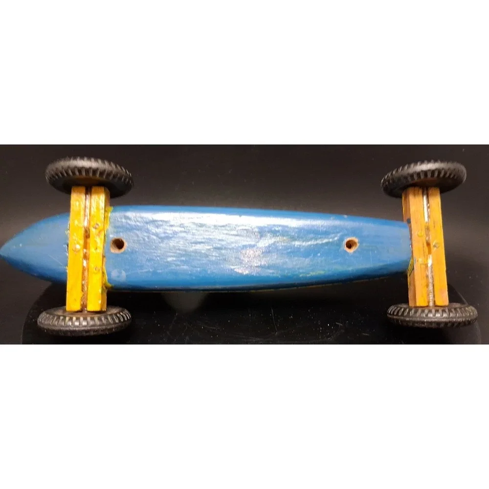 Vintage Pinewood Derby‎ Car #53 Made from wood. 